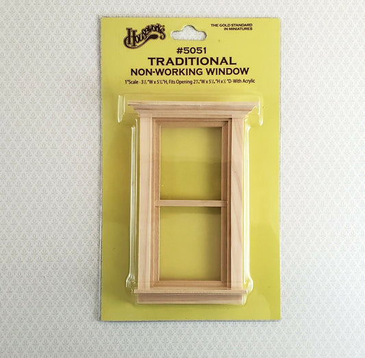 Dollhouse Window Traditional Non Working 1:12 Scale Houseworks 5051 Miniatures - Miniature Crush