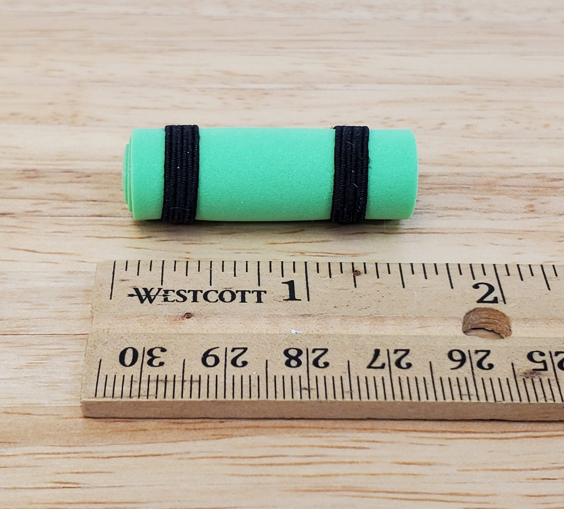 Dollhouse Yoga Mat Green Modern Gym Accessory Decor 1:12 Scale Miniature - Miniature Crush