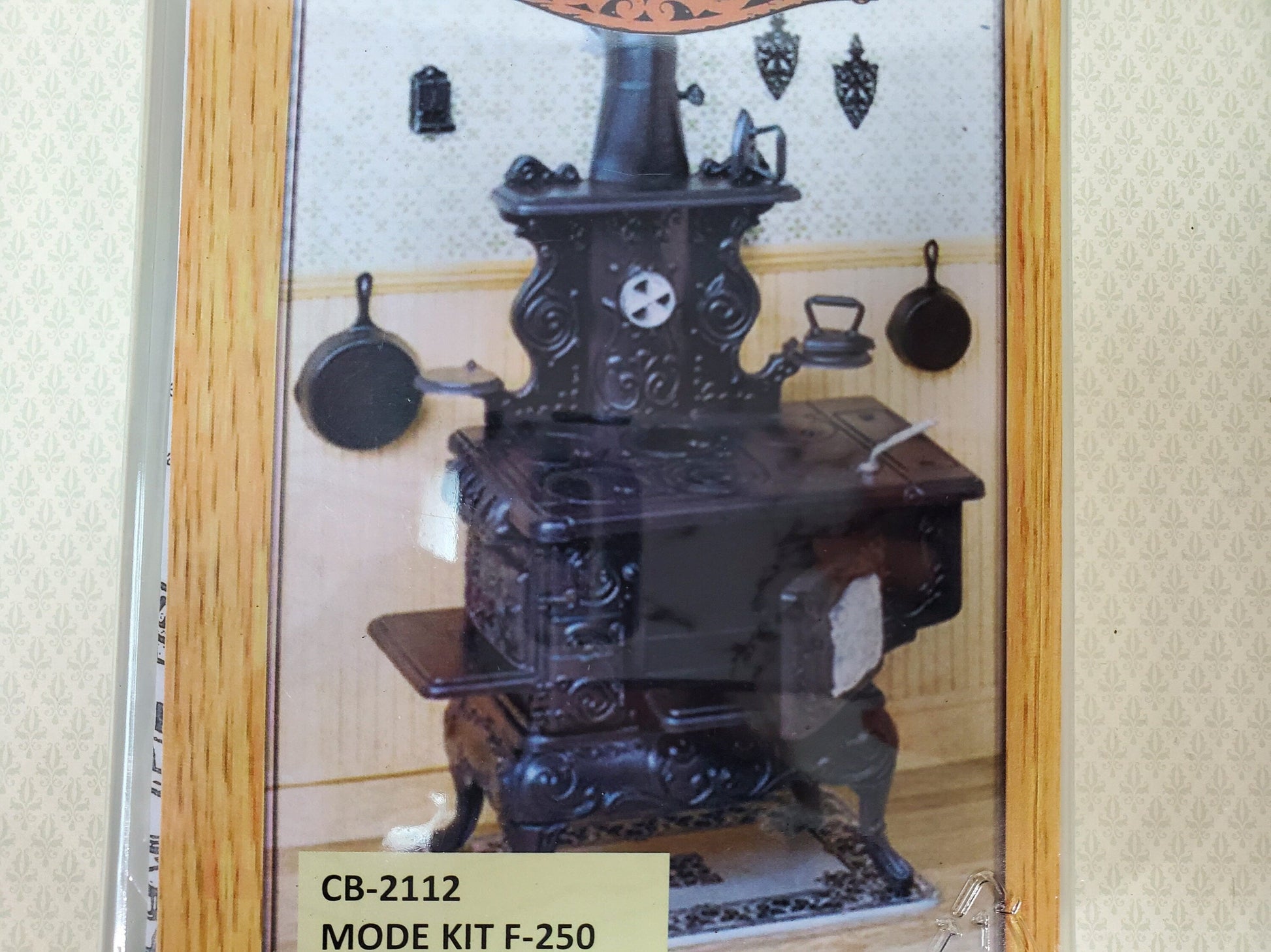 Dollhouse Chrysnbon Cooking Stove KIT Victorian Style Plastic 1:12 Scale Miniature