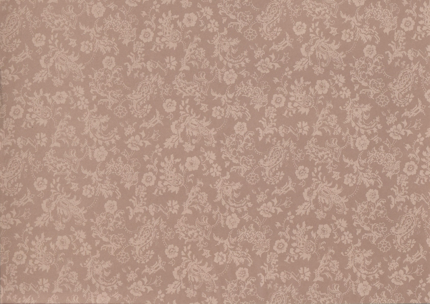 Dollhouse Wallpaper Beige Damask 3 Sheets MiniGraphics 1:12 Scale Miniature