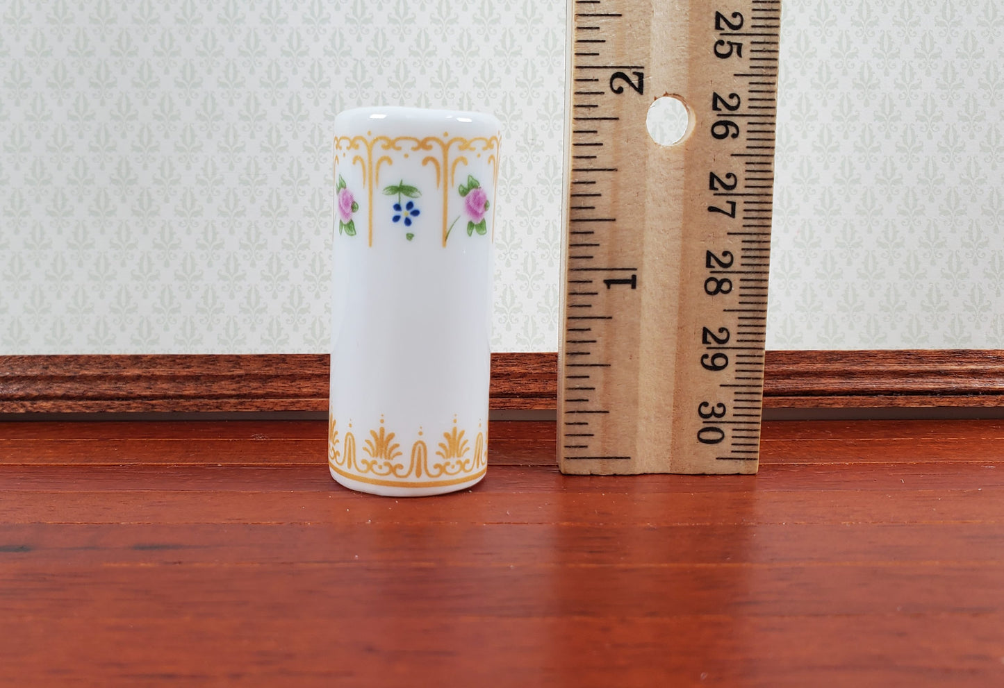 Dollhouse Miniature Umbrella or Cane Stand White Ceramic 1:12 Scale