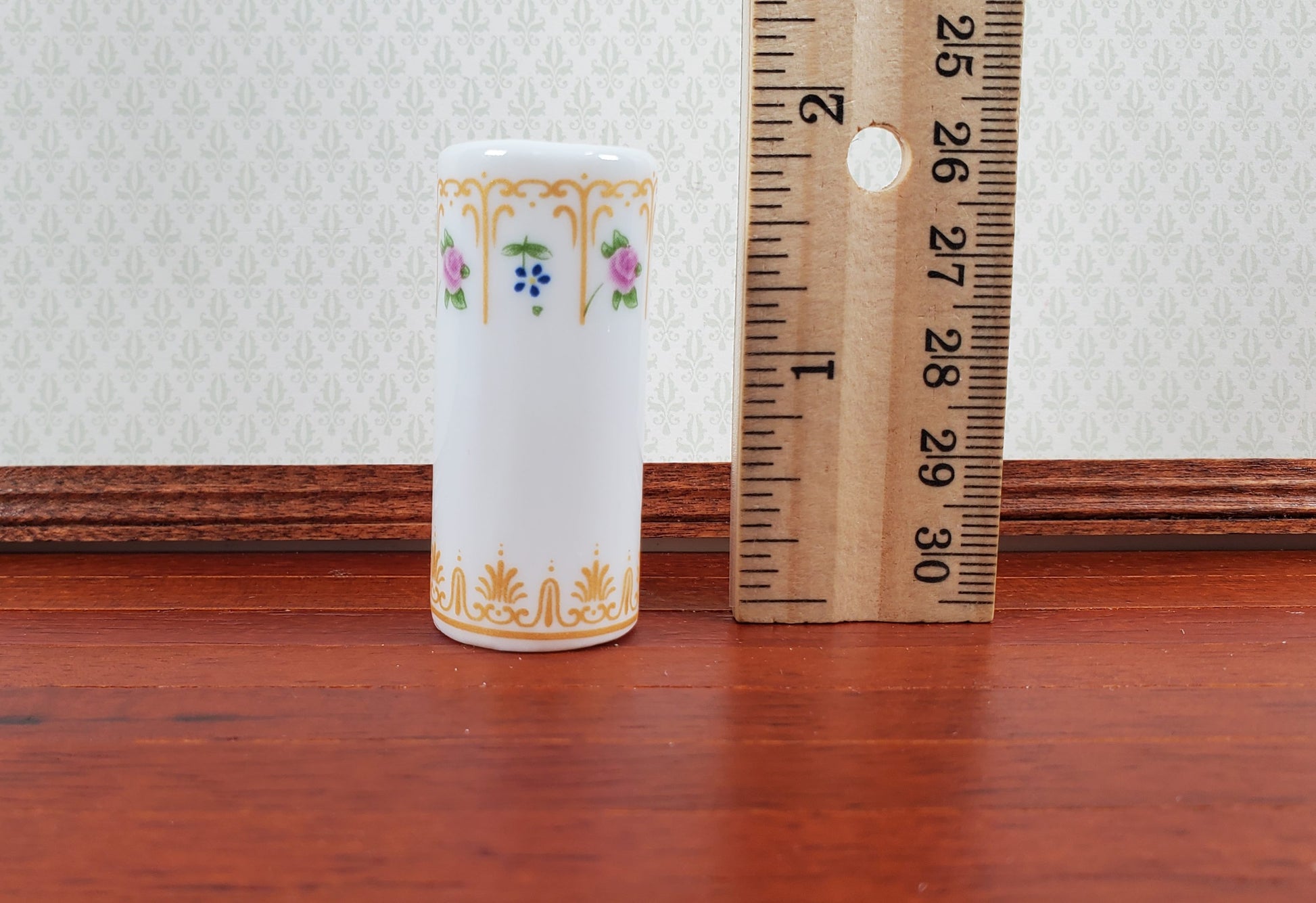 Dollhouse Miniature Umbrella or Cane Stand White Ceramic 1:12 Scale