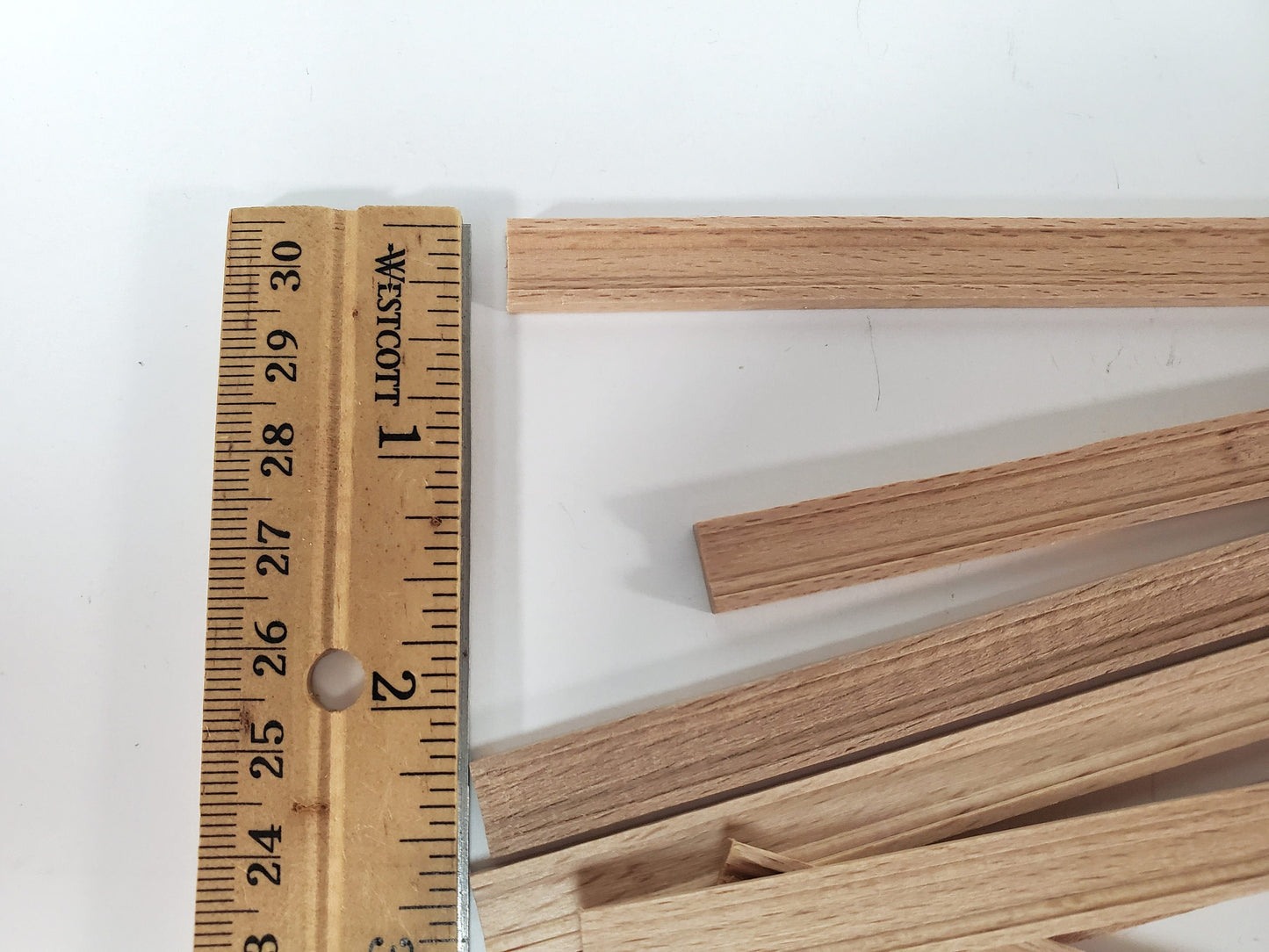 Dollhouse Window or Door Casing Trim Molding 12 Pcs 3/8" wide x 6" long CLA71381
