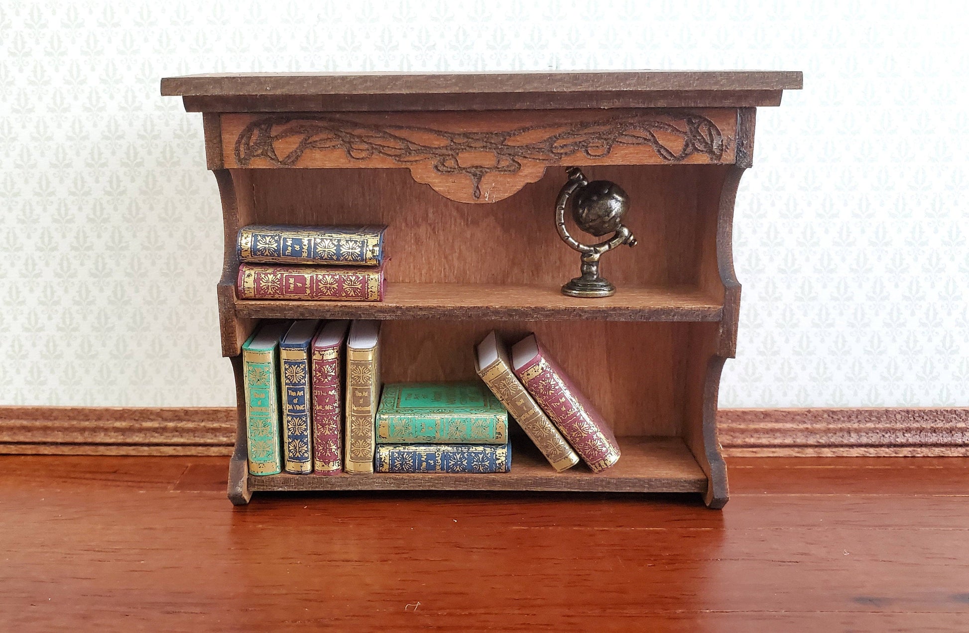 Dollhouse Miniature Book Set x10 Artists 1:12 Scale Books (blank inside)