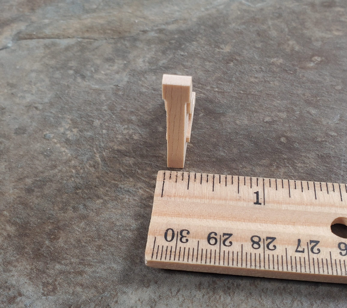 Dollhouse Wood Corbels or Brackets 1:12 Scale 1 1/4" Tall Set of 4 Houseworks