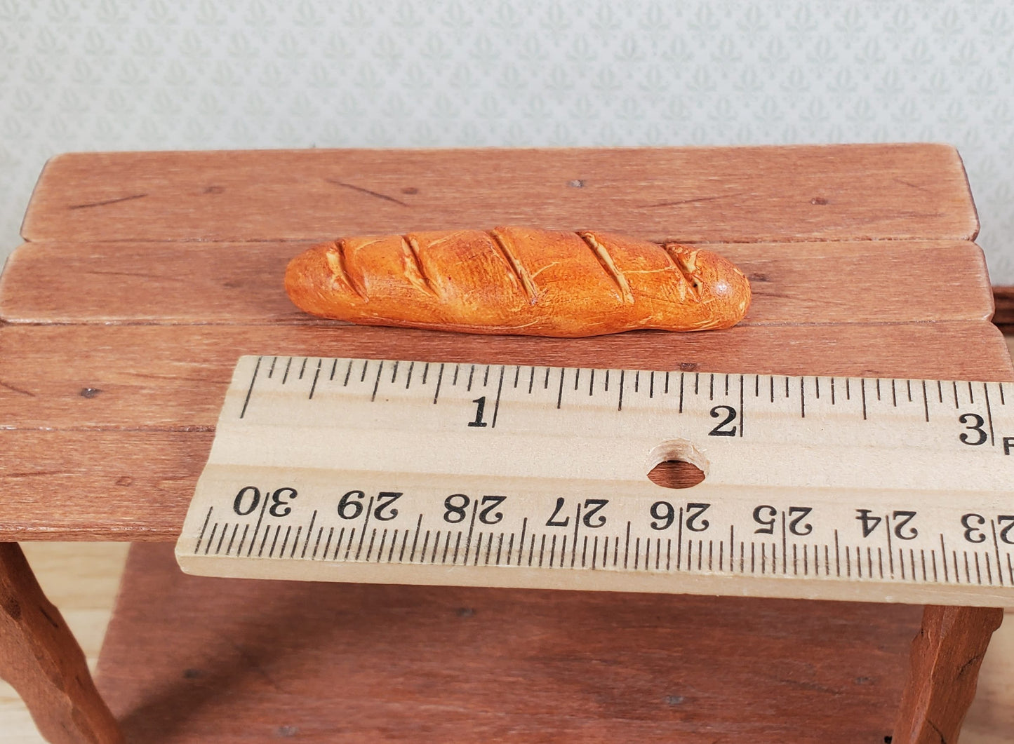 Dollhouse 1:6 Scale French Bread Loaf Playscale Fashion Doll Food Kitchen Bakery