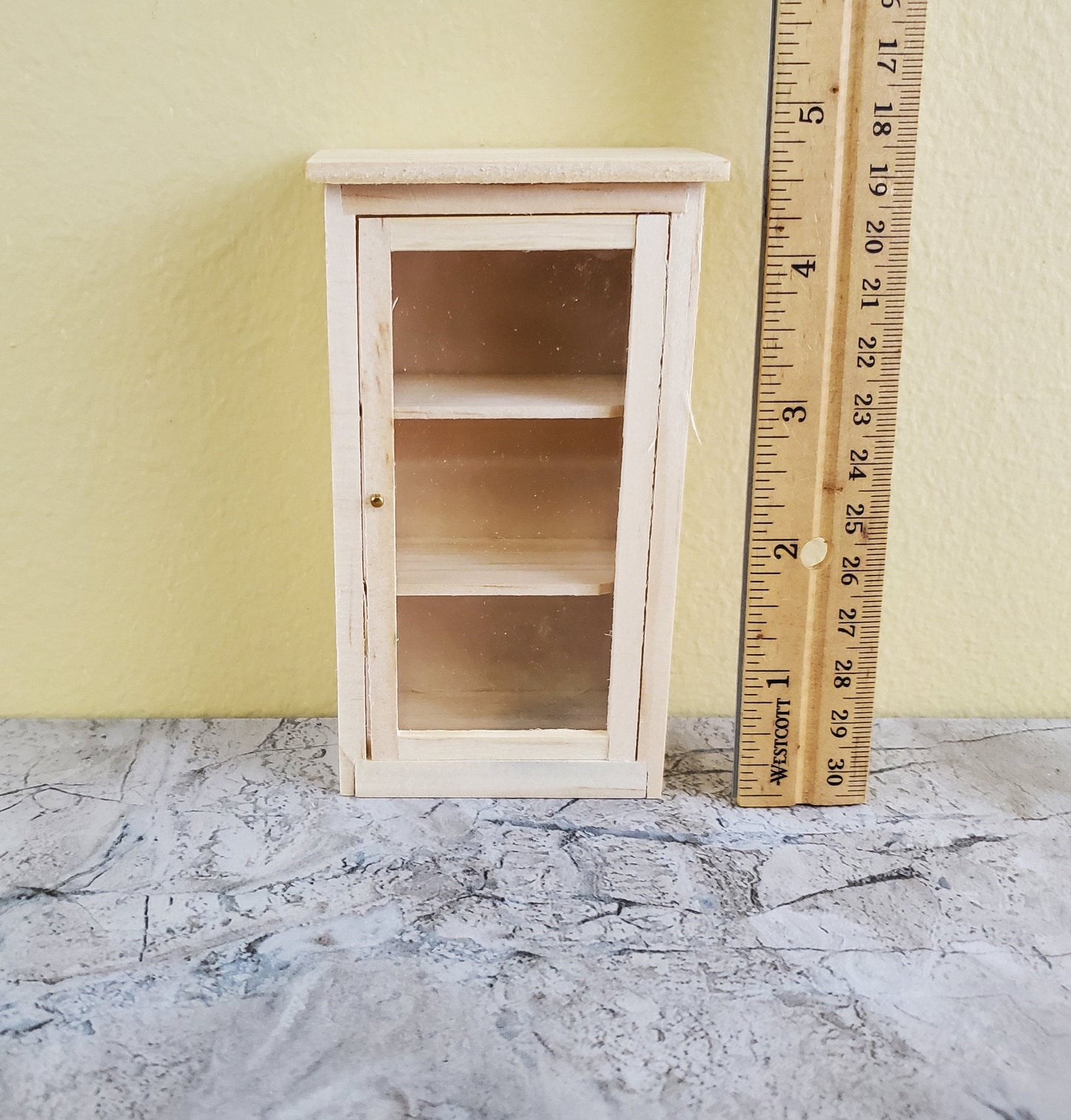 Dollhouse Jelly or Larder Cabinet Cupboard 1:12 Scale Kitchen Furniture Unpainted