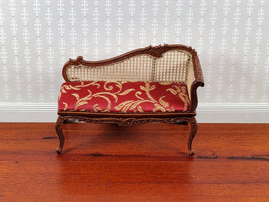 JBM Dollhouse Small Settee Rococo XV Style 1:12 Scale Miniature Wood Furniture - Miniature Crush