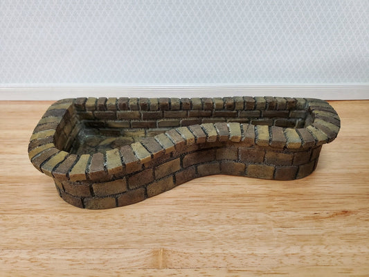 Large Miniature Garden Pond Empty Pool Resin 1:12 Scale Dollhouse Fairy Garden - Miniature Crush