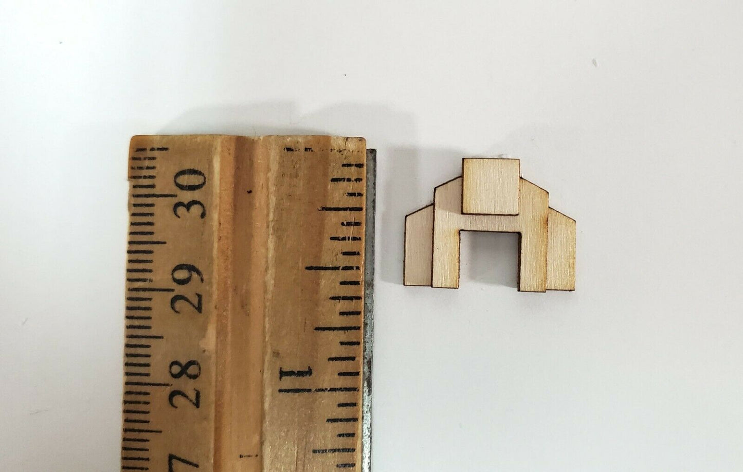 Miniature 1:144 Scale Fireplace Kit Art Deco Style Teeny Tiny DIY Dollhouse - Miniature Crush