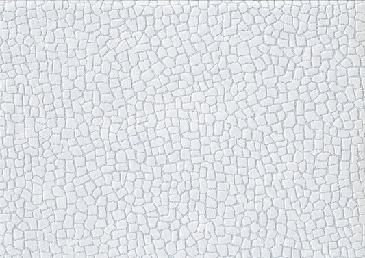 Miniature Cobblestone Path Pavement Sheet Blue Gray Tint Embossed Stone Floor - Miniature Crush