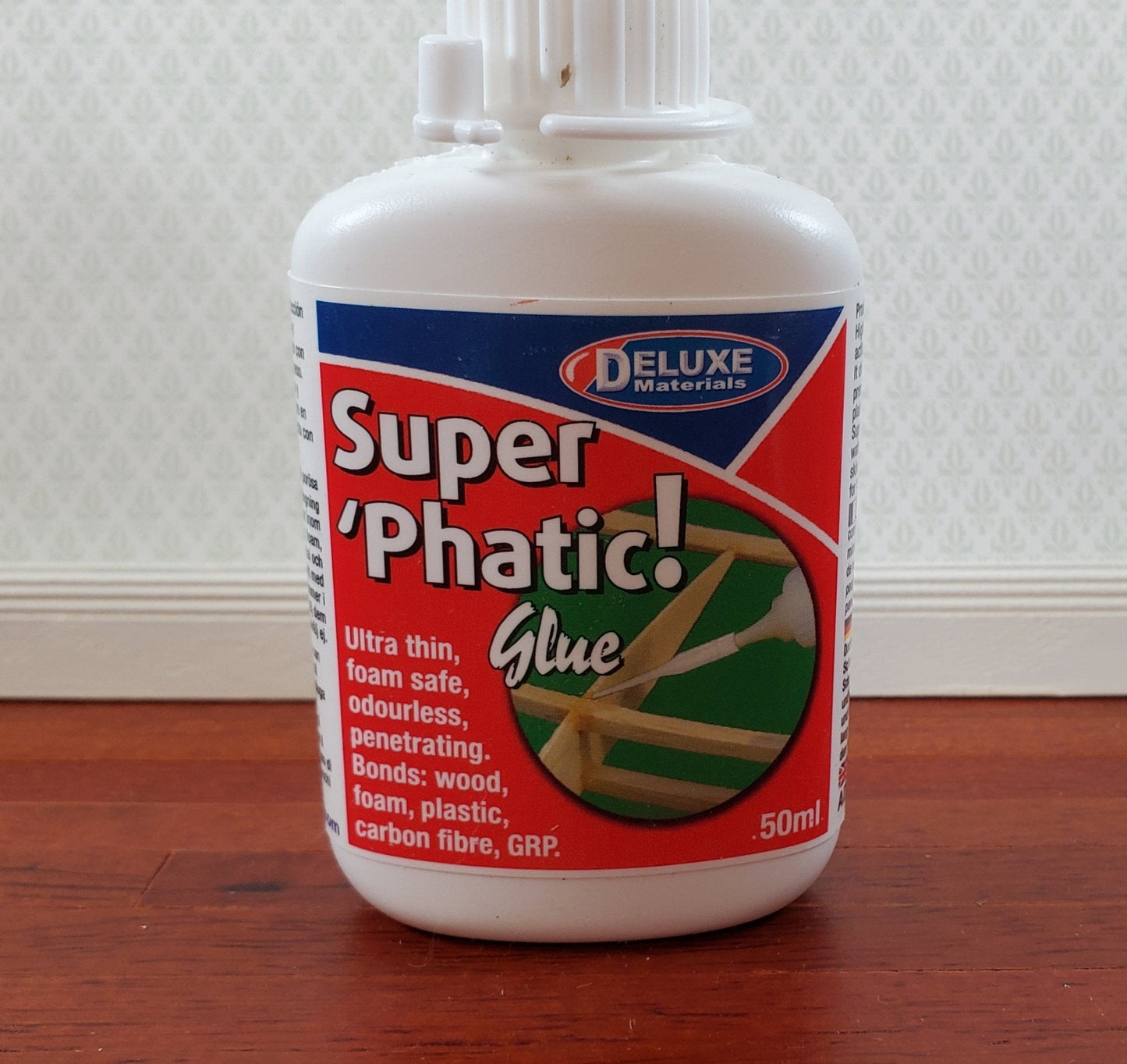 Super 'Phatic Glue Deluxe Materials Ultra Thin Foam Safe Balsa Wood Plastic - Miniature Crush
