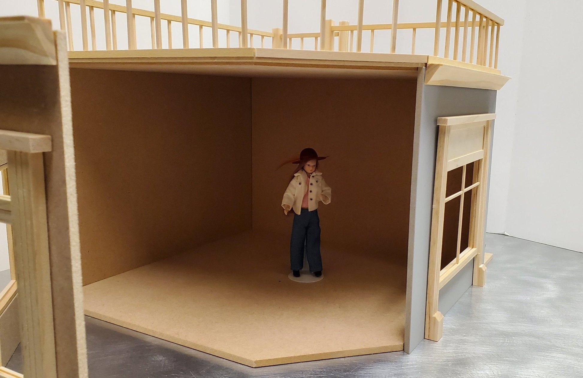 The Corner Shop Part 1 Dollhouse KIT 1:12 Scale Room Box DIY Cafe Bakery Store - Miniature Crush