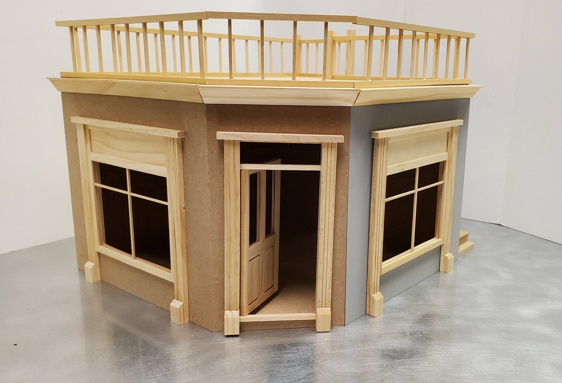 The Corner Shop Part 1 Dollhouse KIT 1:12 Scale Room Box DIY Cafe Bakery Store - Miniature Crush