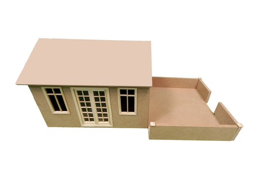 The Garden Pavilion Dollhouse KIT Room Box DIY 1:12 Scale Miniature - Miniature Crush