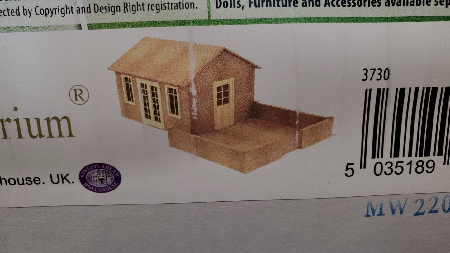 The Garden Pavilion Dollhouse KIT Room Box DIY 1:12 Scale Miniature - Miniature Crush