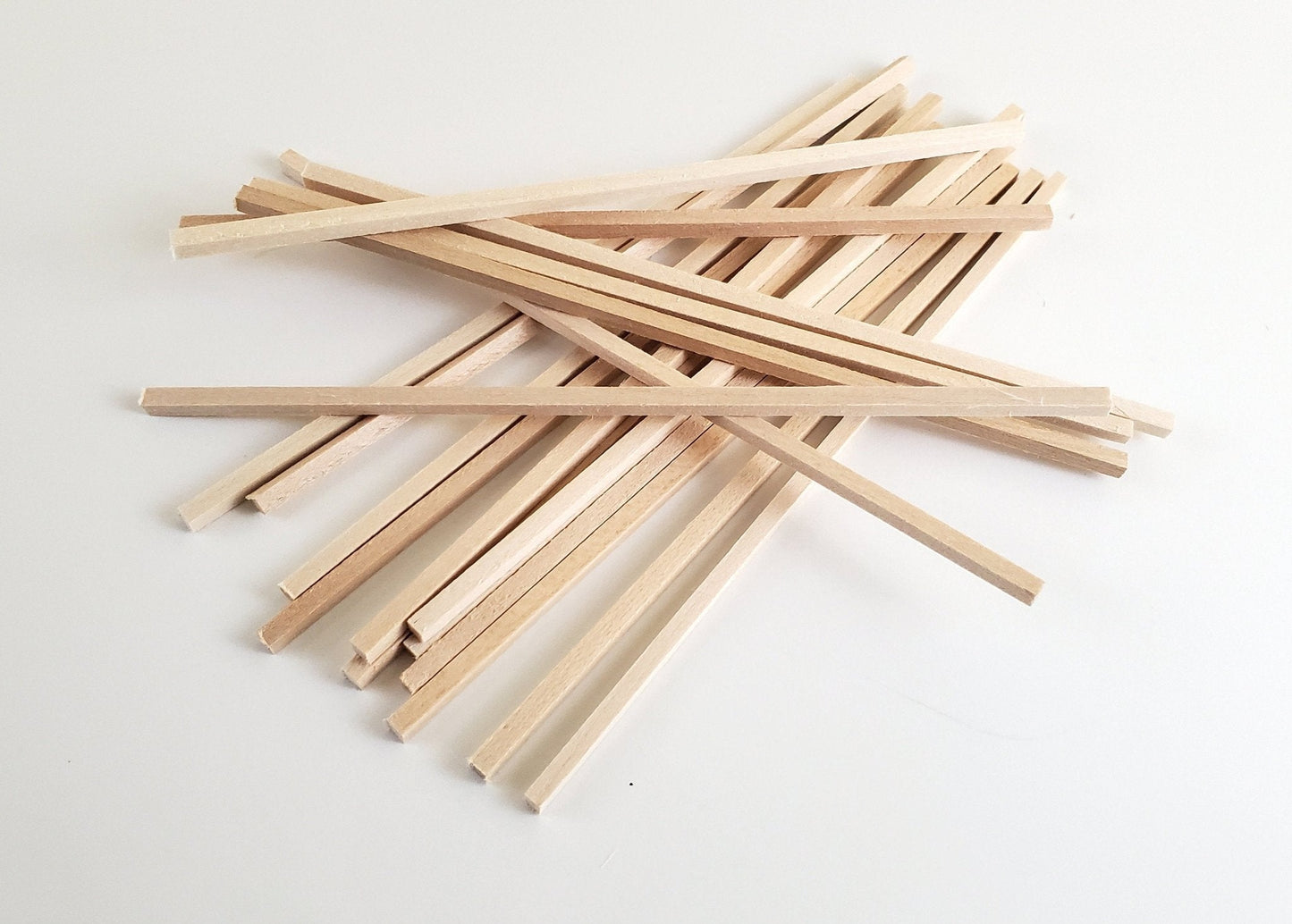 Wood Beams Posts 1/8 x 1/8 x 6" long x20 Basswood Model Making Dollhouses Dioramas - Miniature Crush