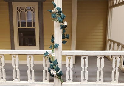 Dollhouse Trailing White Nightshade Vine 1:12 Scale Miniature Garden Plant