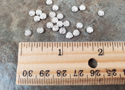 Dollhouse Silver Coins Metal x25 Pieces 1:12 Scale Miniature