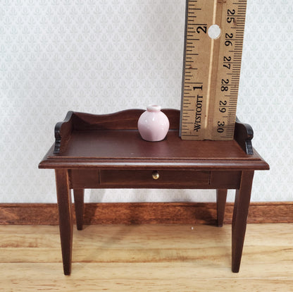 Dollhouse Small Vase or Jug Pink Ceramic for Flowers or Decoration 1:12 Scale Miniature