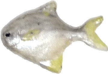 Dollhouse Pomfret Fish 1:12 Scale Miniature Food Kitchen