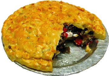 Dollhouse Shepherds Pie on a Silver Pie Pan 1:12 Scale Miniature Food Kitchen