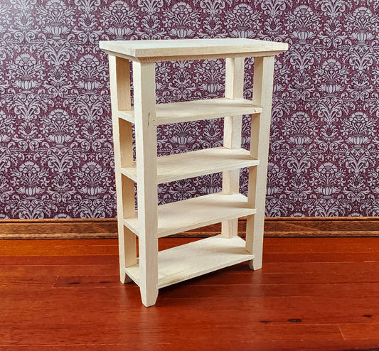 Miniature Cellar Rack Pantry Shelves Wood 1:12 Scale Dollhouse Furniture Wooden