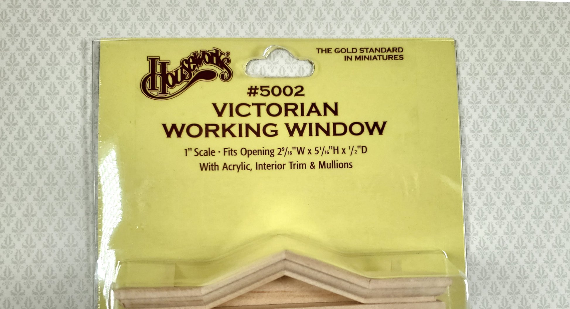 Dollhouse Window Victorian Working 1:12 Scale Miniature Houseworks #5002