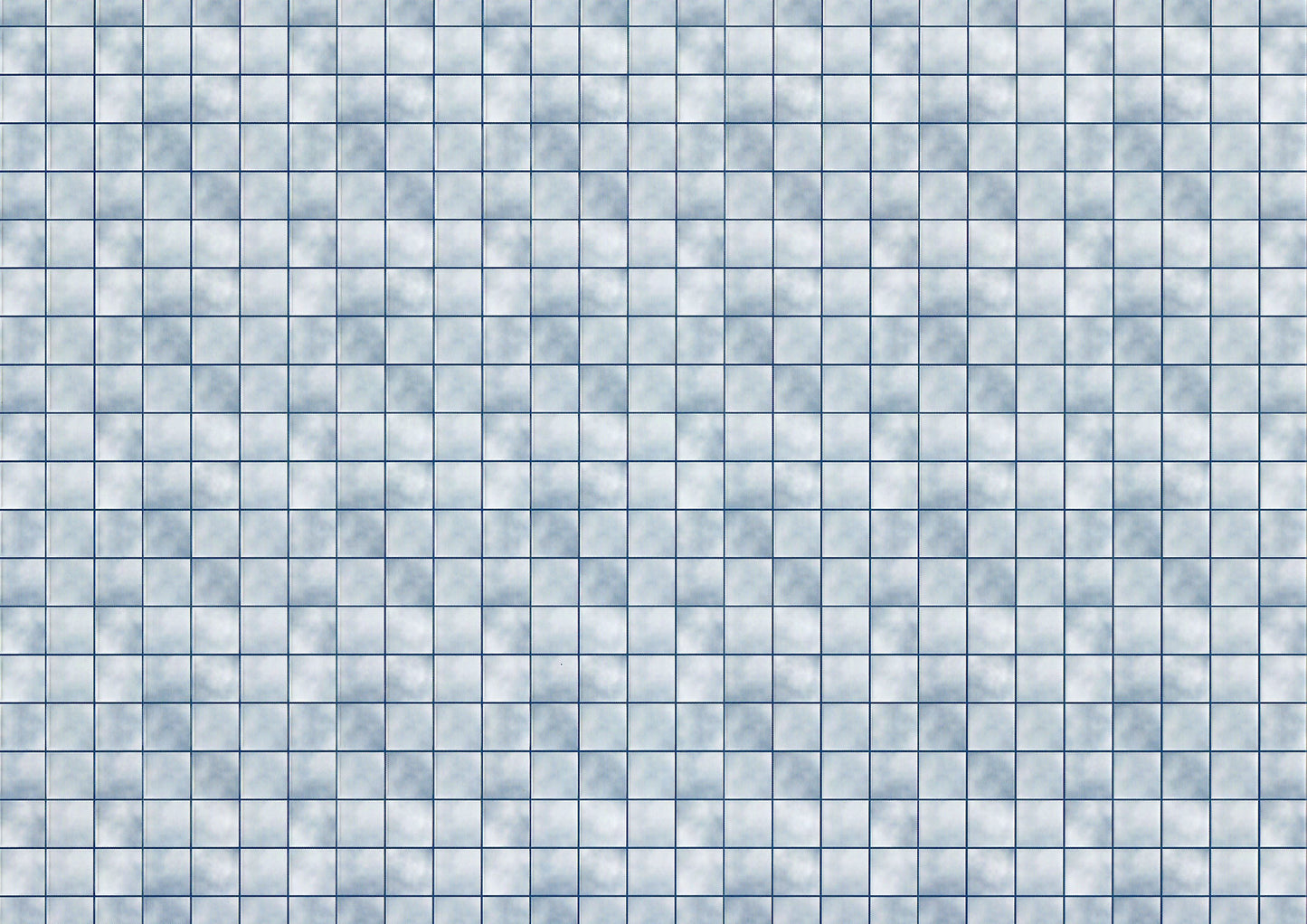 Dollhouse Blue Grey Tile Floor Lightly Embossed 1:12 Miniature Card Stock