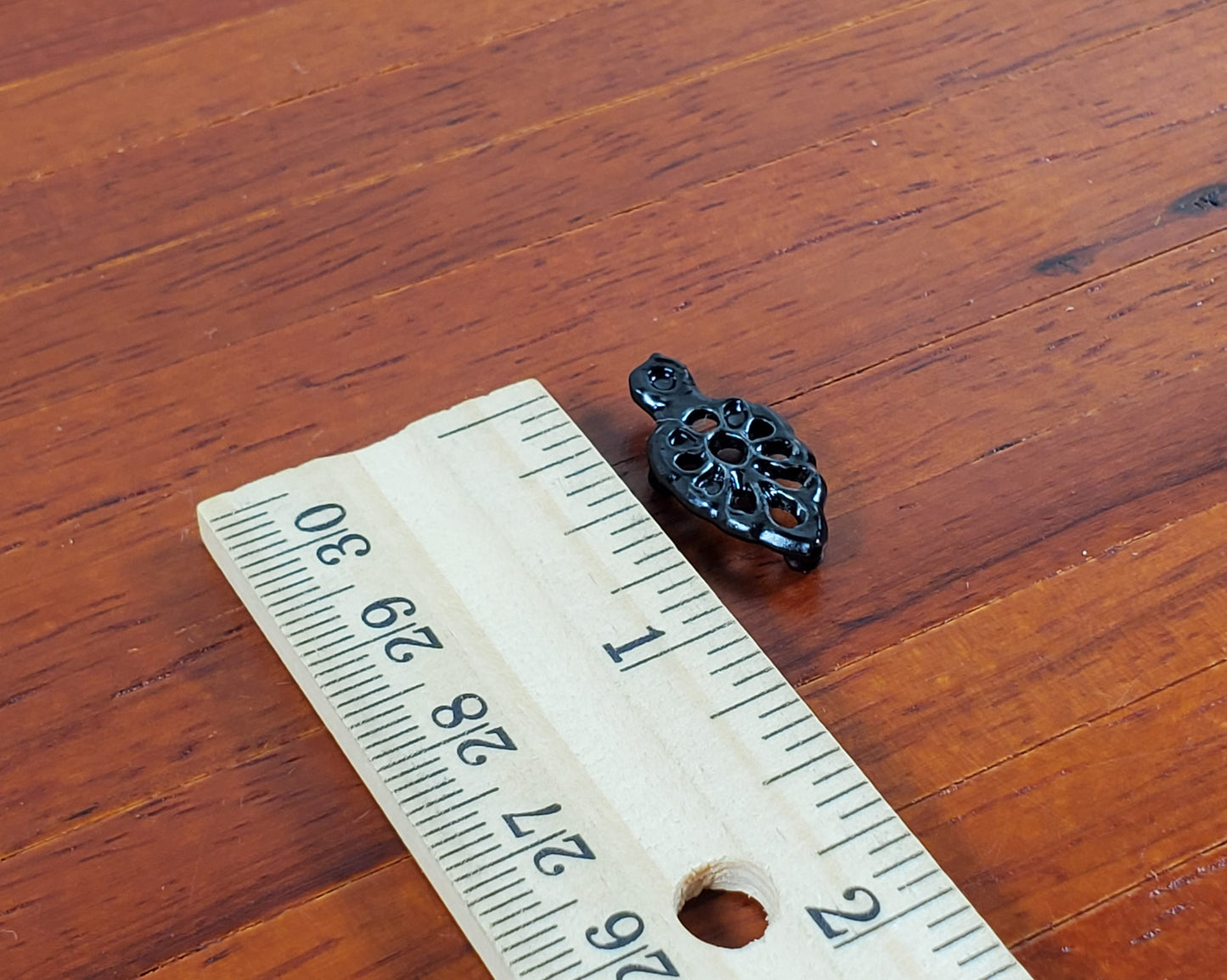 Dollhouse Trivet Hot Plate Black Metal 1:12 Scale Miniature Kitchen Accessory