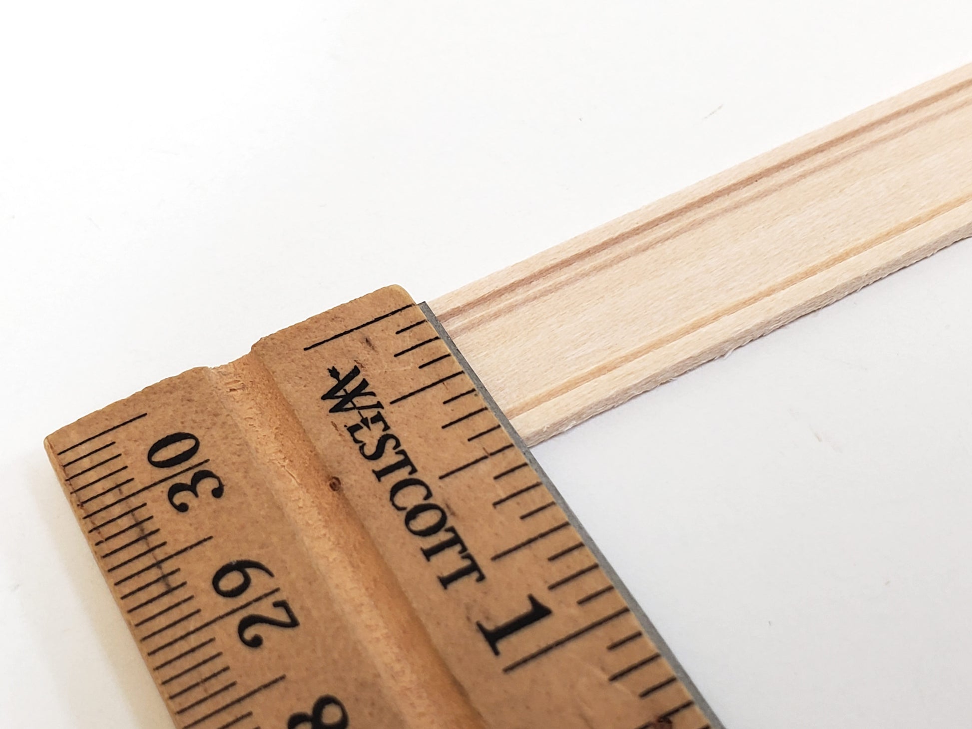 Dollhouse Window Door Casing or Baseboard Molding 1/2" wide x 18" long NE930