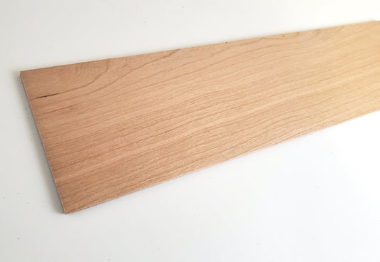 Cherry Wood Slat Plank 1/8" Thick x 3" Wide x 12" Long Kiln Dried Woodworking