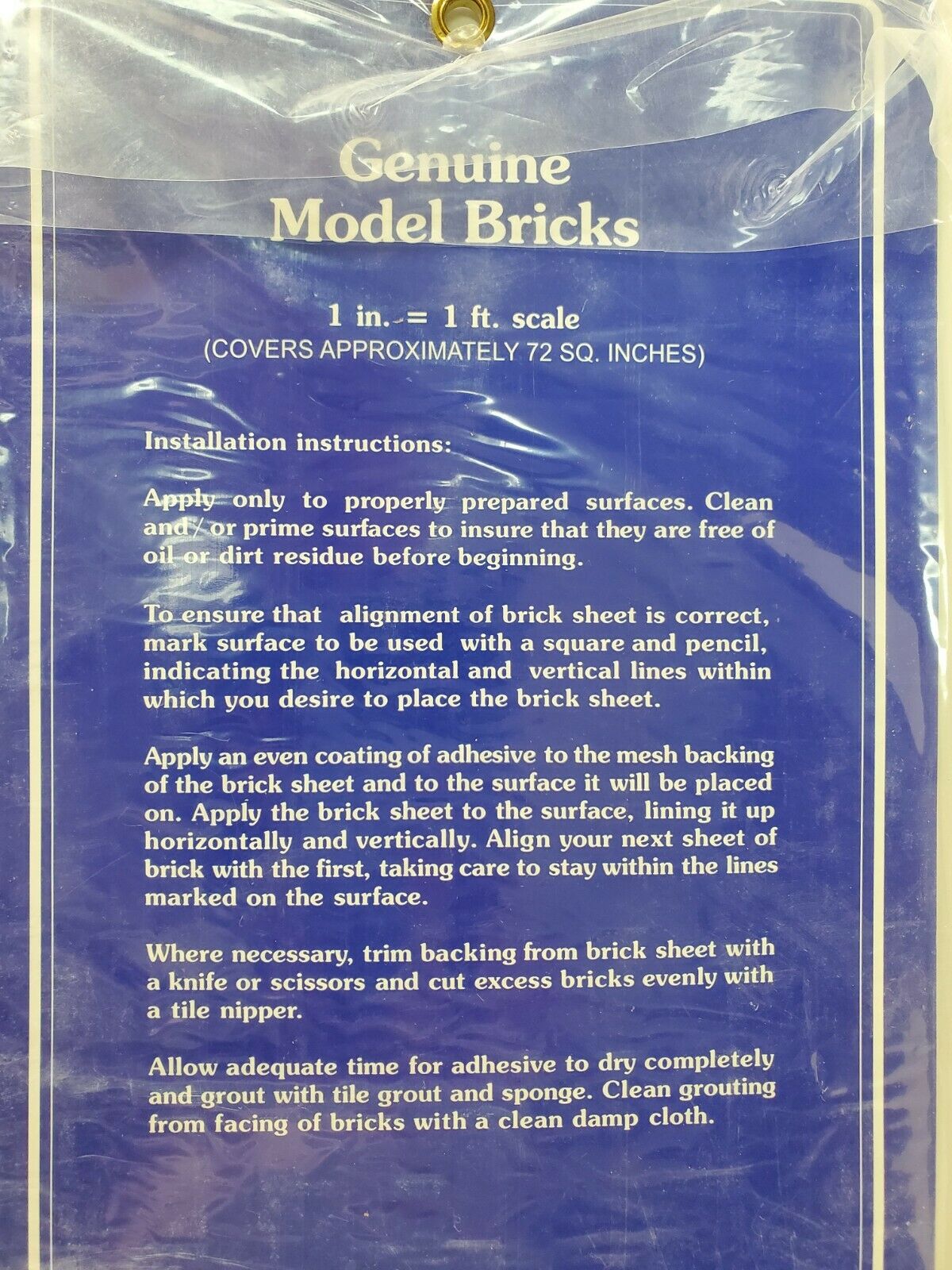 Miniature Red Bricks Kiln Fired Clay 285 Pieces 1:12 Scale Covers 72 sq inches