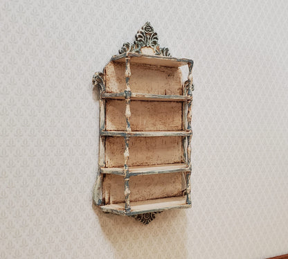 Dollhouse Artisan Hanging Shelf 1:12 Scale Miniature Shelves Shabby Chic