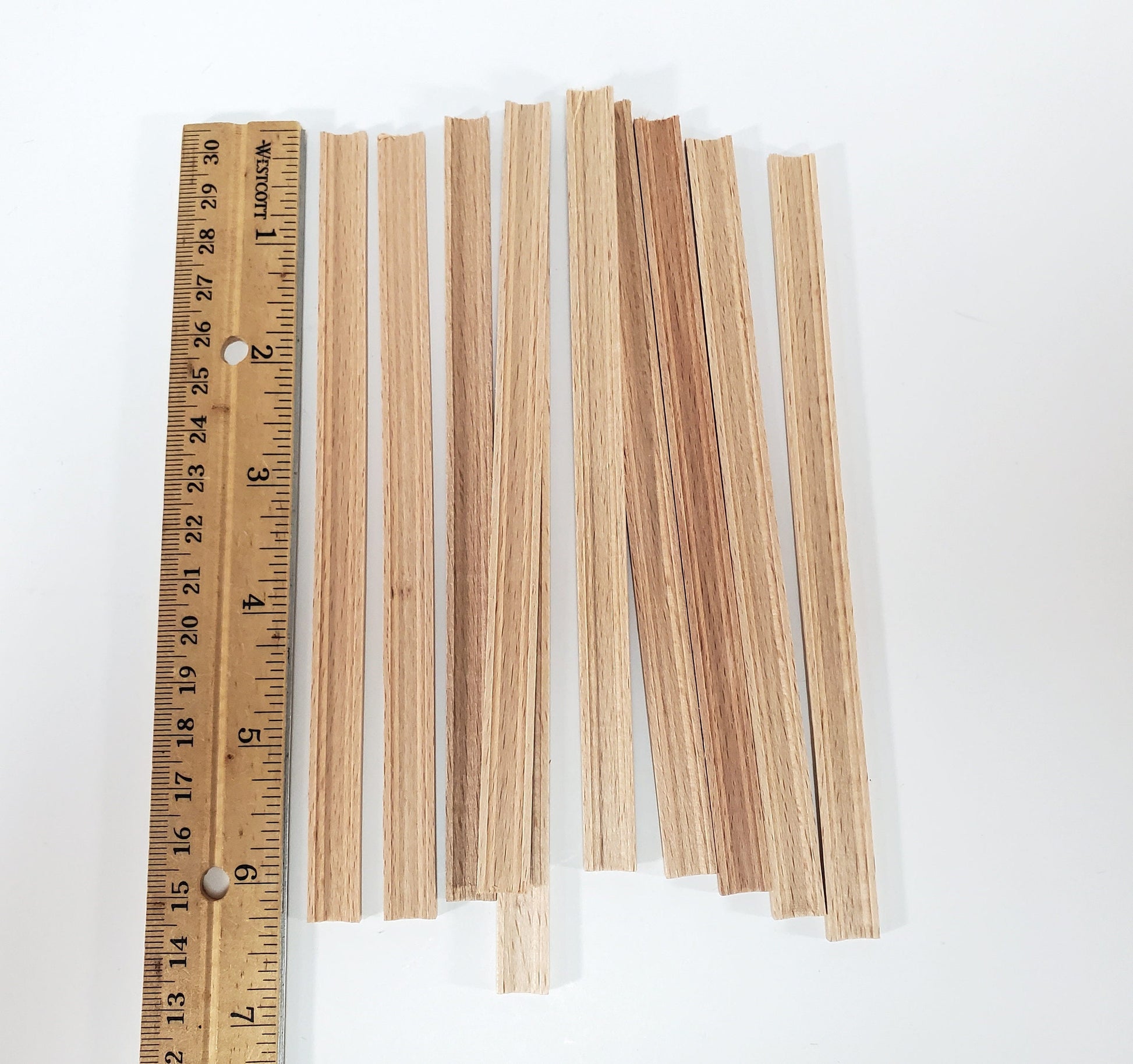 Dollhouse Window or Door Casing Trim Molding 12 Pcs 3/8" wide x 6" long CLA71381