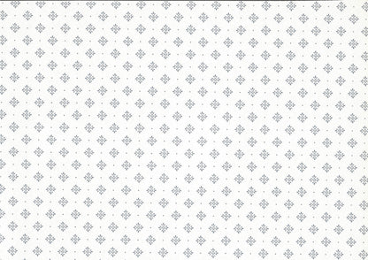 Dollhouse Wallpaper Blue Diamond Stencil on White 3 Sheets 1:12 Scale Miniature