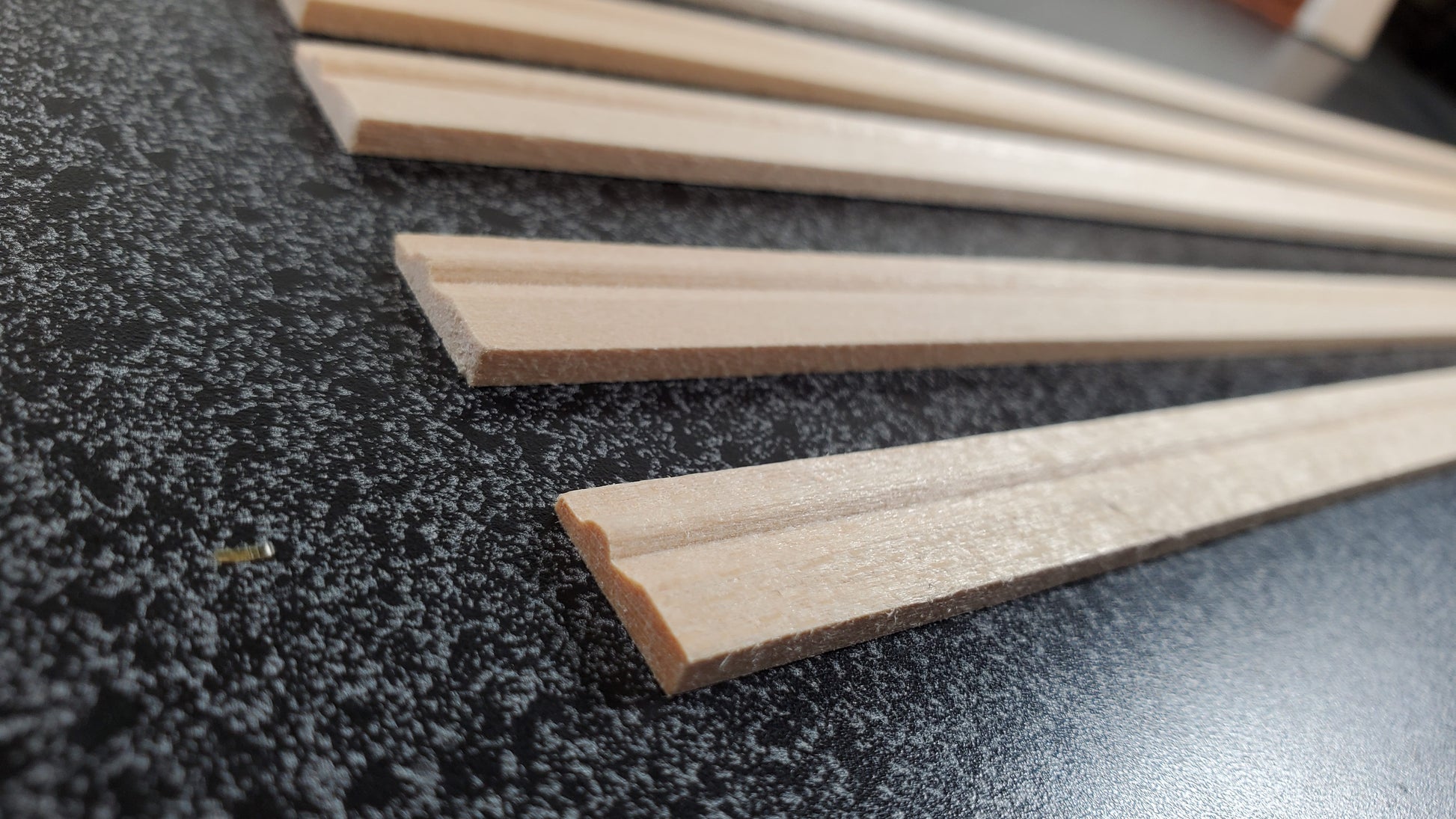 Dollhouse Baseboard 5 Pieces Trim Molding 12mm x 45cm long 1:12 Scale Skirting