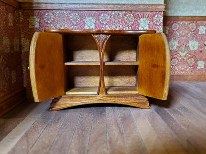 JBM Dollhouse Sideboard Buffet Art Nouveau Style 1:12 Scale Miniature Furniture