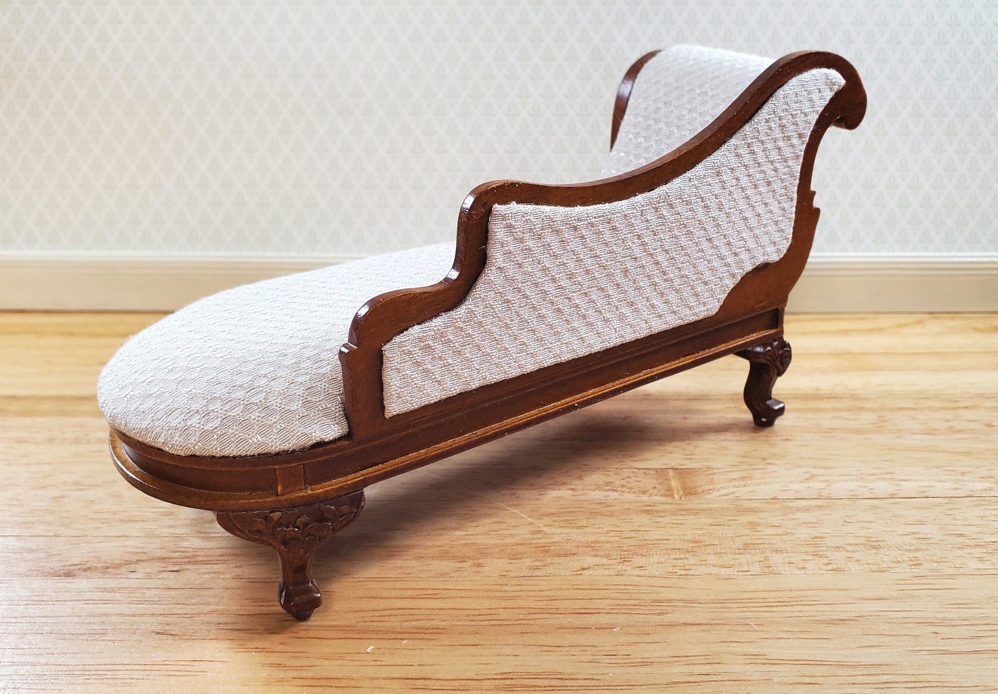 JBM Dollhouse Chase Lounge Sofa French Victorian1:12 Miniature Furniture Couch