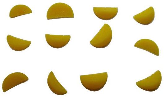 Dollhouse Set of 12 Peach Slices 1:12 Scale Miniature Food Kitchen Fruit Snack