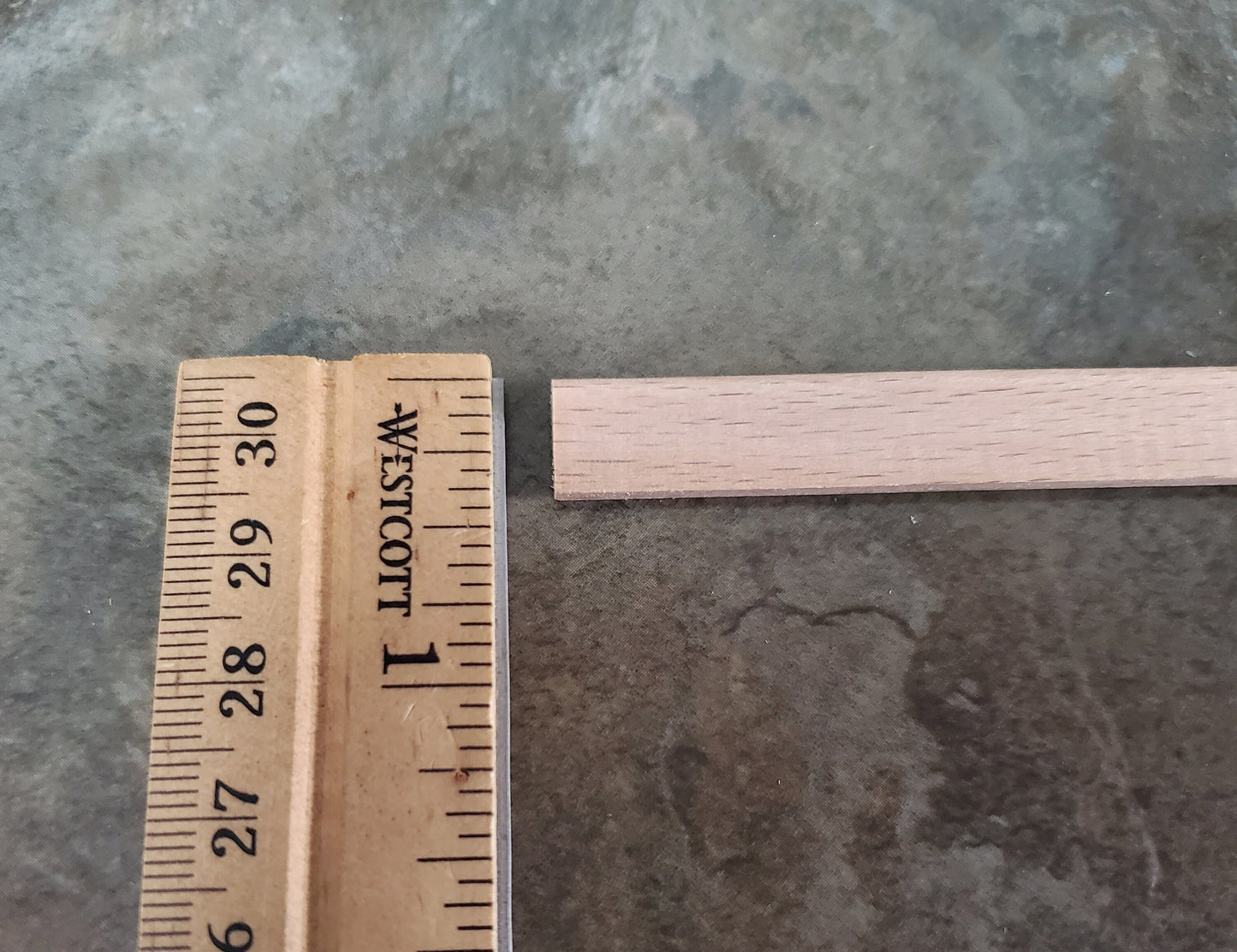 Dollhouse Chair Rail for Wainscoting Panels 5/16" tall x 18" long CLA70240