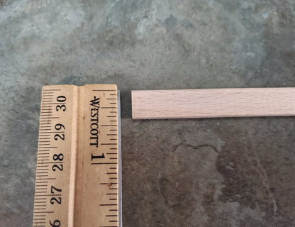 Dollhouse Chair Rail for Wainscoting Panels 5/16" tall x 18" long CLA70240