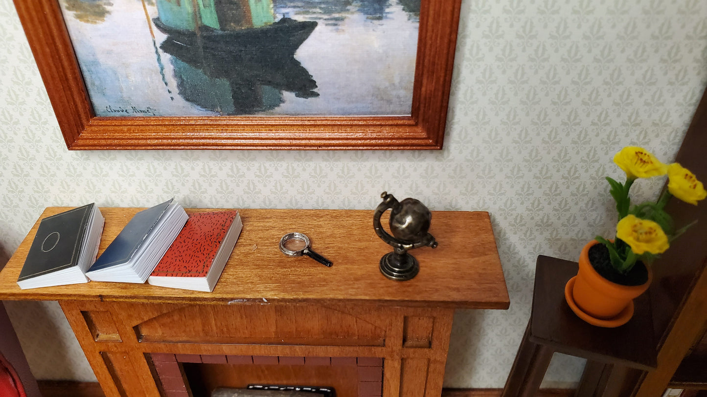 Dollhouse Handheld Magnifying Glass 1:12 Scale Miniature Accessory