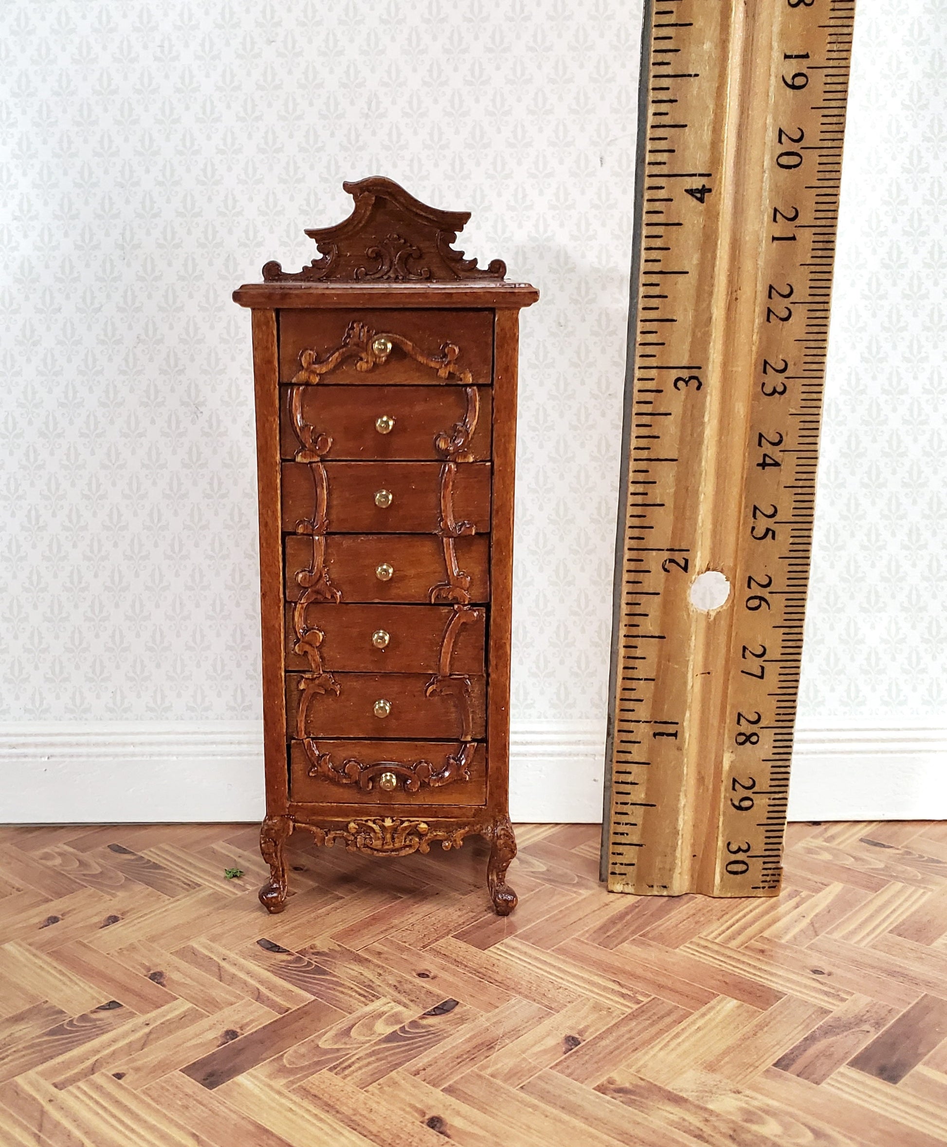 Dollhouse JBM Lingerie or Jewelry Dresser Chest Tall 1:12 Scale Furniture