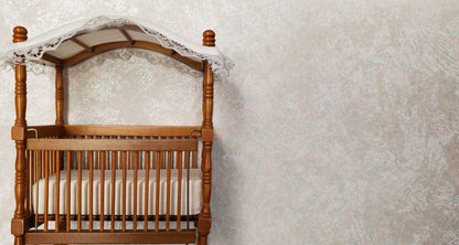 Dollhouse Wallpaper Shimmery Pastel Blue & Pink 3 sheets 1:12 Scale Miniature