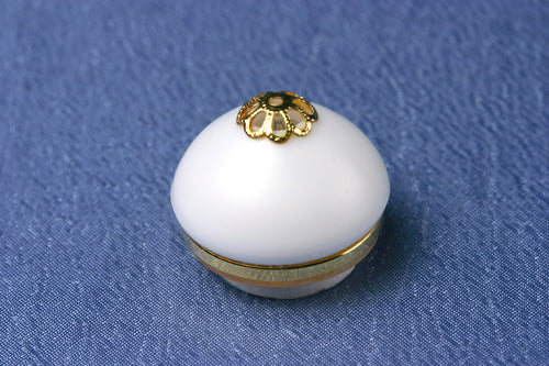 Dollhouse Round Ceiling Light White 1:12 Scale Miniature 12 Volt with Plug