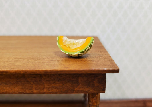 Dollhouse Cantaloupe Quarter 1:12 Scale Miniature Food Fruit
