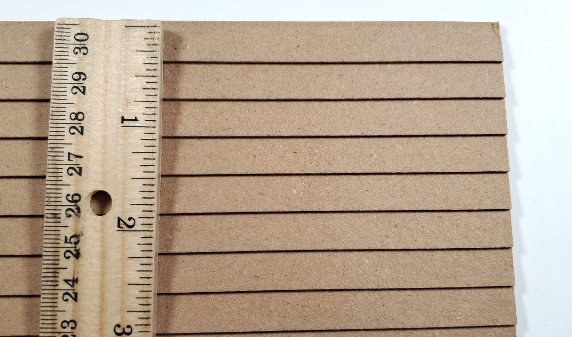 Dollhouse MDF Clapboard Siding Panels 3/8" Lap Wood Paneling x10 Sheets
