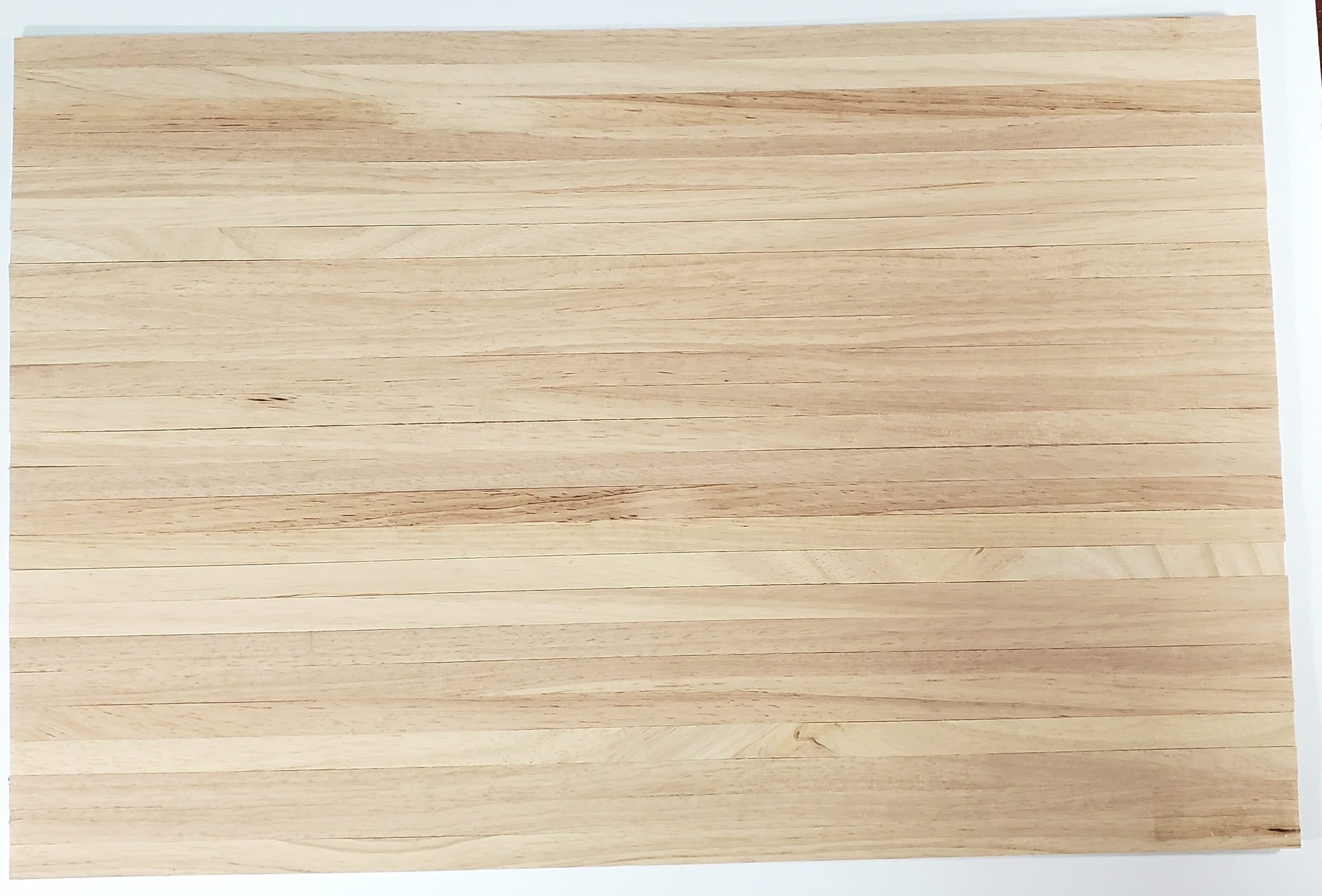 Dollhouse Natural Wood Flooring Wide Planks Peel & Stick 18" x 12" Miniatures
