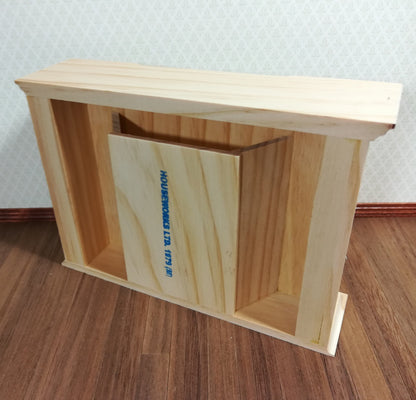 Dollhouse Miniature Fireplace Large by Houseworks DIY 1:12 Scale Furniture Unfinished